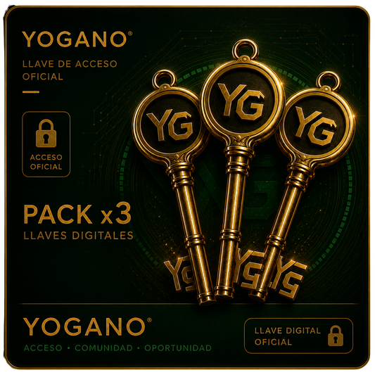 Pack 3 Llaves Digitales YOGANO